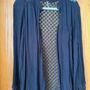Free People Button Up